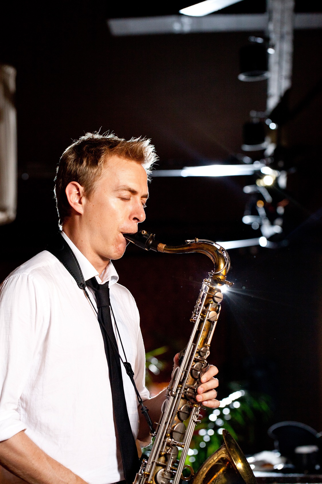 Saxophone Tom Abbott Sydney Jazz Collective Band small